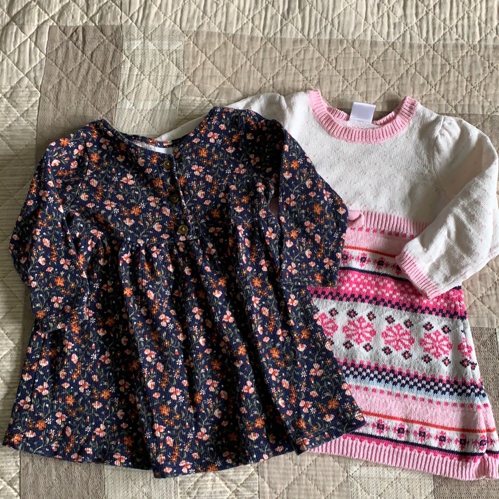 Two 12-18mth dresses